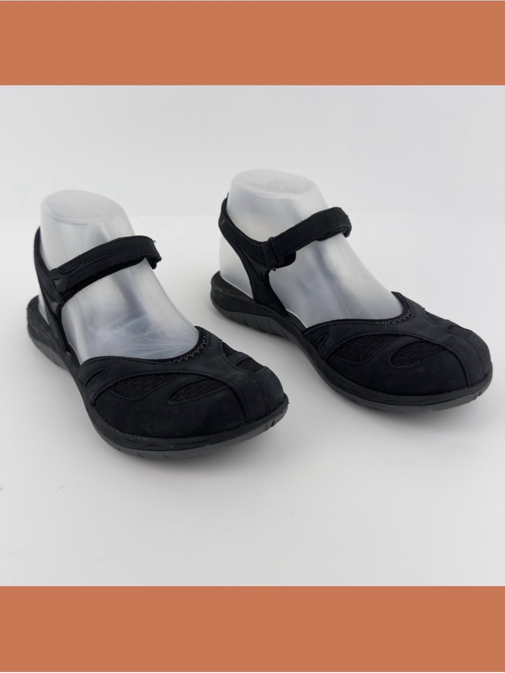 Merrill Siren Wrap Q2 Black Mary Jane Hiking Sandals Women's 7 J37480